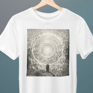 The Empyrean, Gustave Dore, Unisex T-Shirt, Romanticism, The Holy Bible, Art T-Shirt, Gift for Her, Gift for Him
