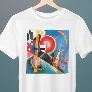 In Blue, Wassily Kandinsky Painting, Unisex T-Shirt, Art T-Shirt, Abstract Art, Geometric, Gift for Her, Gift for Him, Art Lover Gift