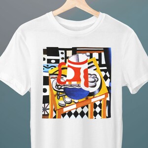 Still Life in The Tankard Final State, Fernand Leger Painting, Unisex T-Shirt, Art T-Shirt, Cubism, Gift for Her, Gift for Him