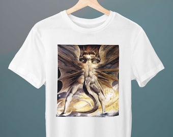 The Red Dragon and The Woman Clothed with The Sun, William Blake, Unisex T-Shirt, Art T-Shirt, Gift for Her, Gift for Him, Art Lover Gift