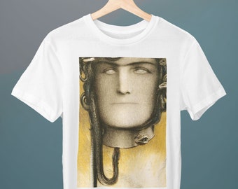 The Blood of Medusa, Fernand Khnopff, Unisex T-Shirt, Symbolism, Mythology, Medusa T-Shirt, Art T-Shirt, Gift for Her, Gift for Him