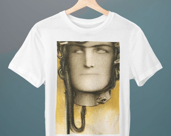 The Blood of Medusa, Fernand Khnopff, Unisex T-Shirt, Symbolism, Mythology, Medusa T-Shirt, Art T-Shirt, Gift for Her, Gift for Him