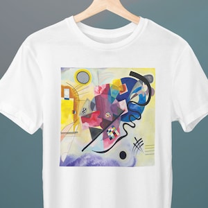 Yellow Red Blue, Wassily Kandinsky Painting, Unisex T-Shirt, Art T-Shirt, Abstract, Geometric, Gift for Her, Gift for Him, Art Lover Gift