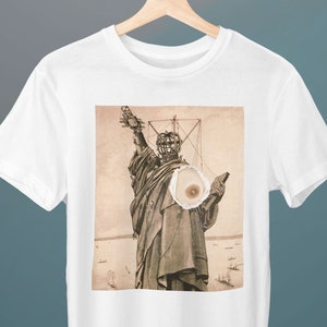 Statue of Liberty, Jindrich Styrsky, Unisex T-Shirt, Art T-Shirt, Fine Art T-Shirt, Surrealism, Gift for Her, Gift for Him, Art Lover Gift