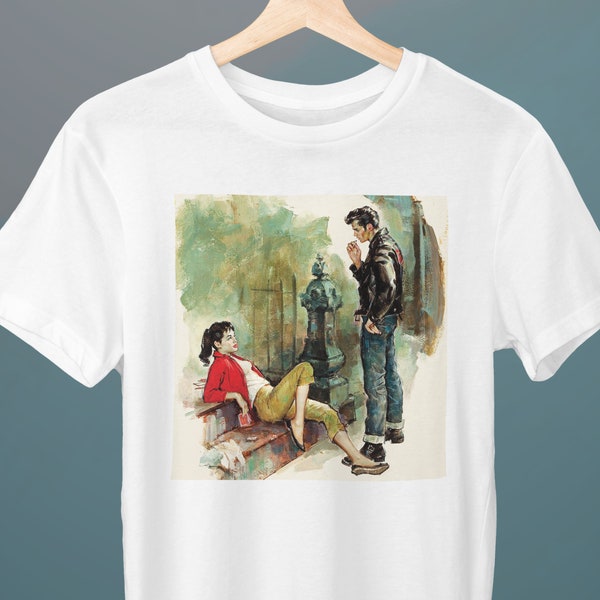 Bad Girls, James Alfred Meese, Unisex T-Shirt, Popart, Art Shirt, Pulp Fiction, Gift for Her, Gift for Him, Art Lover Gift