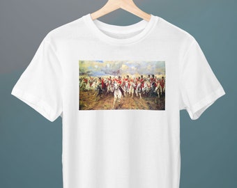 Scotland Forever!, Elizabeth Thompson Painting, Unisex T-Shirt, Patriotism, Scotland T-Shirt, Battle of Waterloo, Gift for Her, Gift for Him