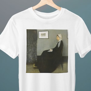 Whistler&#39;s Mother, James Whistler Painting, Unisex T-Shirt, Art T-Shirt, Gift for Her, Gift for Him, Art Lover Gift