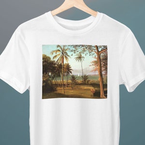 Florida Scene, Albert Bierstadt, Unisex T-Shirt, Luminism, Art T-Shirt, Gift for Her, Gift for Him, Art Lover Gift