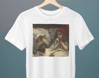 Little Red Riding Hood, Gustave Dore, Unisex T-Shirt, Art T-Shirt, Gift for Her, Gift for Him, Art Lover Gift