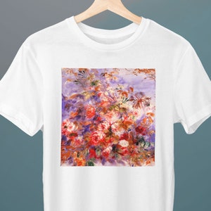 Roses By The Window, Pierre Auguste Renoir, Unisex T-Shirt, Art T-Shirt, Gift for Her, Gift for Him, Art Lover Gift