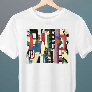 The City, Fernand Leger Painting, Unisex T-Shirt, Art T-Shirt, Abstract, Cubism, Gift for Her, Gift for Him, Art Lover Gift