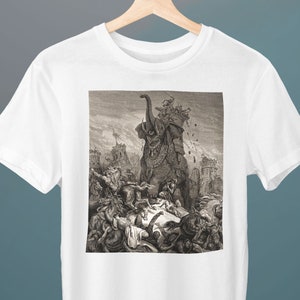 Death of Eleazer, Gustave Dore, Unisex T-Shirt, Romanticism, The Holy Bible, Art T-Shirt, Gift for Her, Gift for Him