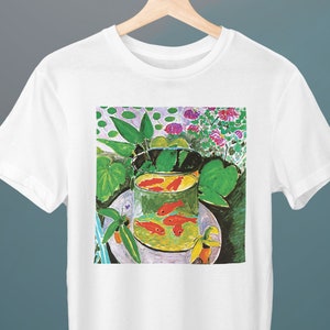 Goldfisch, Henri Matisse Malerei, Unisex T-Shirt, Kunst T-Shirt, Kunst T-Shirt, Katze T-Shirt, Geschenk für sie, Geschenk für ihn, Kunstliebhaber Geschenk