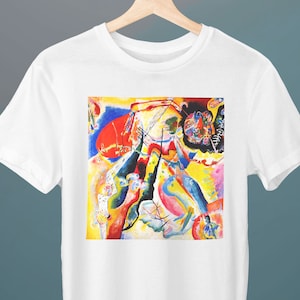Painting with Red Spot, Wassily Kandinsky, Unisex T-Shirt, Art T-Shirt, Abstract Art, Geometric, Gift for Her, Gift for Him, Art Lover Gift