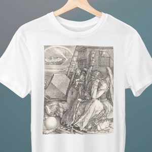Melancolia I, Melencolia I, Albrecht Durer, Unisex T-Shirt, Art T-Shirt, Northern Renaissance, Gift for Her, Gift for Him, Art Lover Gift