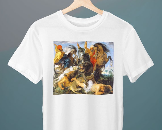 The Hippopotamus and Crocodile Hunt Peter Paul Rubens Unisex | Etsy