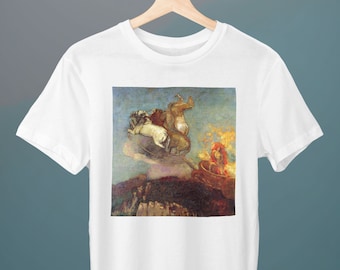 Apollo's Chariot, Odilon Redon, Unisex T-Shirt, Fine Art T-Shirt, Apollo T-Shirt, Gift for Her, Gift for Him, Art Lover Gift