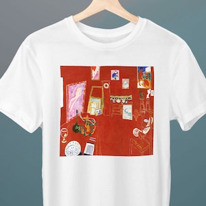 Red Studio, Henri Matisse Painting, Unisex T-Shirt, Art T-Shirt, Fine Art T-Shirt, Gift for Her, Gift for Him, Art Lover Gift