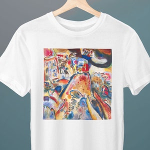 Small Pleasures, Wassily Kandinsky Painting, Unisex T-Shirt, Art T-Shirt, Abstract T-Shirt, Gift for Her, Gift for Him, Art Lover Gift