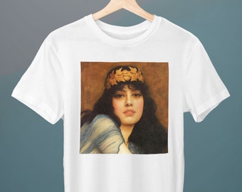 The Priestess, A Head of a Girl, John William Godward, Unisex T-Shirt, Gift for Her, Gift for Him, Art Lover Gift