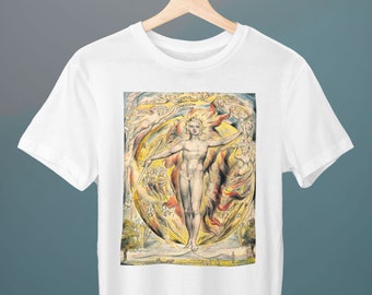 The Sun at His Eastern Gate, William Blake Painting, Unisex T-Shirt, Art T-Shirt, Symbolism, Gift for Her, Gift for Him, Art Lover Gift