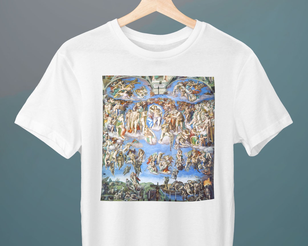 Last Judgement, Sistine Chapel Ceiling, Michelangelo Painting