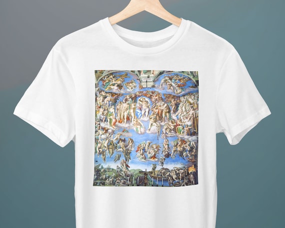 Last Judgement, Sistine Chapel Ceiling, Michelangelo Painting