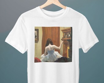 Intérieur de New York, tableau d'Edward Hopper, T-shirt unisexe, T-shirt d'art, cadeau pour elle, cadeau pour lui, cadeau pour amateur d'art