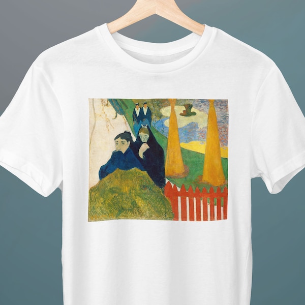 Arlésiennes (Mistral), Peinture de Paul Gauguin, T-Shirt unisexe, T-Shirt d'art, Beaux-Arts, Cadeau pour elle, Cadeau pour lui, Cadeau amateur d'art
