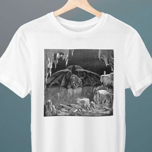 The Vision of Hell, Gustave Dore, Unisex T-Shirt, Romanticism, The Holy Bible, Art T-Shirt, Gift for Her, Gift for Him