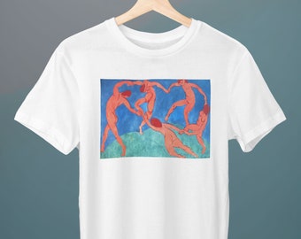 Taniec, La Danse, Henri Matisse Malarstwo, Koszulka unisex, Koszulka artystyczna, Koszulka artystyczna, Prezent dla niej, Prezent dla niego, Prezent dla miłośnika sztuki