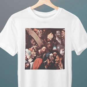 Christ Carrying the Cross, Hieronymus Bosch Painting, Unisex T-Shirt, Jesus Christ, Renaissance, Gift for Her, Gift for Him, Art Lover Gift