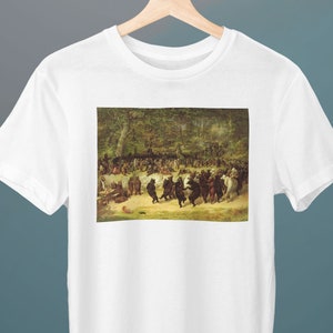 Der Bärentanz, William Holbach Bart Malerei, Unisex T-Shirt, Kunst T-Shirt, Bären Liebhaber Geschenk, Geschenk für sie, Geschenk für ihn, Kunst Liebhaber Geschenk