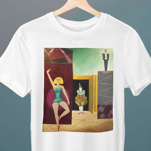 Cabaret, Sandor Bortnyik, Unisex T-Shirt, Cubism, Expressionism, Gift for Her, Gift for Him, Art Lover Gift