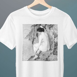 Die Lorelei, Childe Hassam Malerei, Unisex T-Shirt, Kunst T-Shirt, Geschenk für sie, Geschenk für ihn, Kunstliebhaber Geschenk