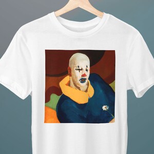 A Clown, George Luks Painting, Unisex T-Shirt, New Realism, Clown T-Shirt, Art T-Shirt, Gift for Her, Gift for Him, Art Lover Gift