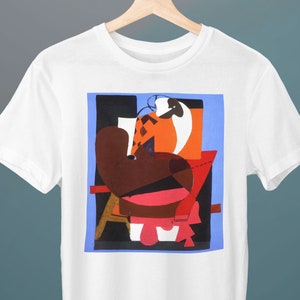 Abstraction with a Palette, Arshile Gorky, Unisex T-Shirt, Art T-Shirt, Abstract, Cubism, Gift for Her, Gift for Him, Art Lover Gift
