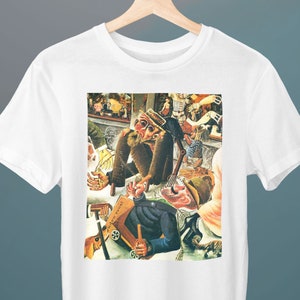 Prager Street, Otto Dix Painting, Unisex T-Shirt, Art T-Shirt, Gift for Her, Gift for Him, Art Lover Gift