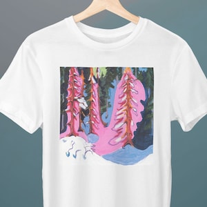 At the Forest Edge, Ernst Ludwig Kirchner, Unisex T-Shirt, Expressionism, Landscape, Winter, Gift for Her, Gift for Him, Art Lover Gift