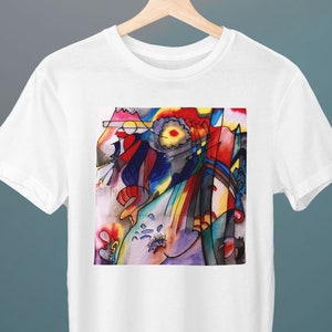 293, Wassily Kandinsky Painting, Unisex T-Shirt, Art T-Shirt, Abstract Art, Geometric, Gift for Her, Gift for Him, Art Lover Gift