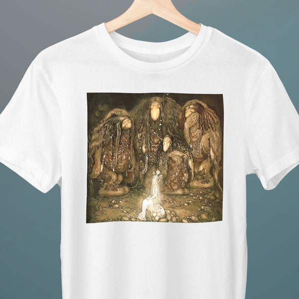 Trolls and Tuvstarr, John Bauer, Unisex T-Shirt, Gnomes, Trolls, Art T-Shirt, Art Lover Gift