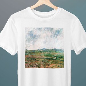 Rain in Belle-lle, Claude Monet Painting, Unisex T-Shirt, Art T-Shirt, Gift for Her, Gift for Him, Art Lover Gift