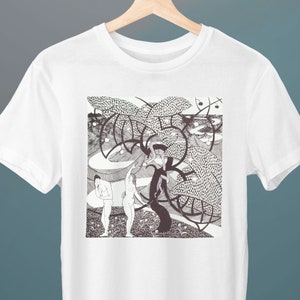 Fall of Man II, M.C. Escher, Unisex T-Shirt, Art Tee, Gift for Her, Gift for Him, Art Lover Gift