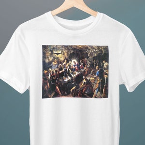 The Last Supper III, Tintoretto, Unisex T-Shirt, Religious, Gift for Her, Gift for Him, Art Lover Gift