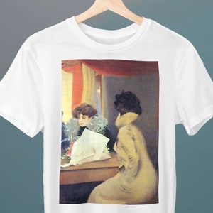 The Anteroom, Ramon Casas Painting, Unisex T-Shirt, Gift for Her, Gift for Him, Art Lover Gift