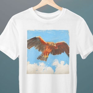 Falcon, Akseli Gallen-Kallela, Unisex T-Shirt, Art T-Shirt, Symbolism, Falcon Tee, Gift for Her, Gift for Him, Art Lover Gift