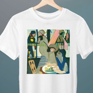Cafe, Ernst Ludwig Kirchner, Unisex T-Shirt, Expressionism, Gift for Her, Gift for Him, Art Lover Gift