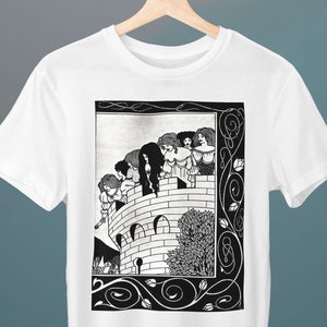 A Devil in Woman&#39;s Likeness, Aubrey Beardsley, Unisex T-Shirt, Art T-Shirt, Art Nouveau, Gift for Her, Gift for Him, Art Lover Gift