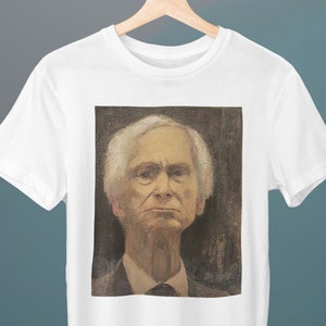 Portrait de Bertrand Russell, David R. Anderson Painting, T-shirt unisexe, T-shirt d’art, cadeau pour elle, cadeau pour lui, cadeau d’amateur d’art