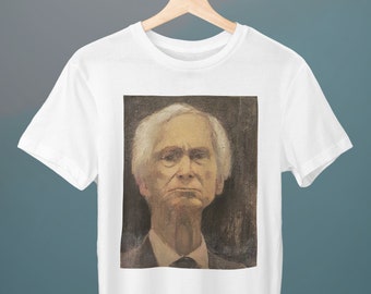 Portrait Of Bertrand Russell, David R. Anderson Painting, Unisex T-Shirt, Art T-Shirt, Gift for Her, Gift for Him, Art Lover Gift